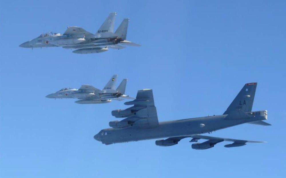 Japan and the US conduct joint air exercise amid rising tensions with China and Russia