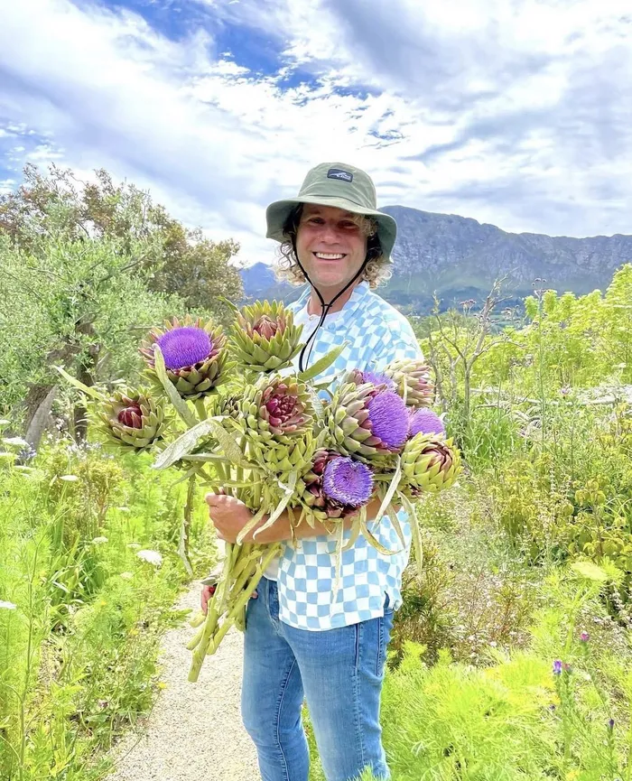 Leon Kluge celebrates triumph as South Africa wins gold at the Chelsea Flower Show.