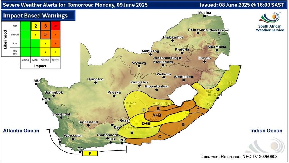 Urgent weather warning: KwaZulu-Natal faces severe thunderstorms and ...