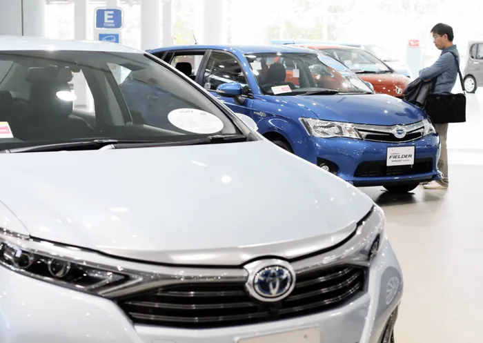 Toyota, one of the most export-reliant Japanese car manufacturers, is reaping the benefits of strong US sales and a weakening yen that has boosted the company's profit margins. Photo: Reuters