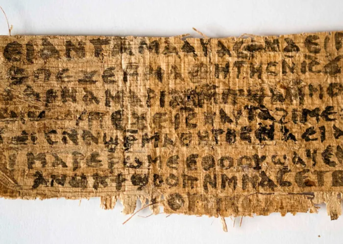 A fragment of papyrus that divinity professor Karen L. King said is the only existing ancient text that quotes Jesus explicitly referring to having a wife.