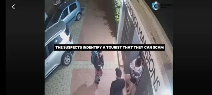 Criminals caught on CCTV footage.