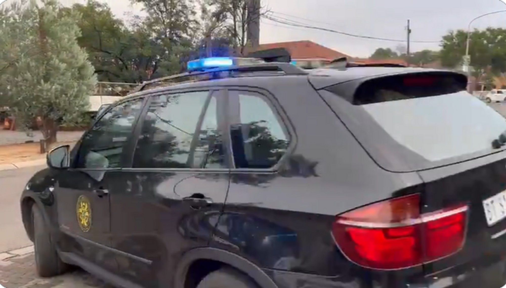 Whose presidential motorcade was it? Baleka Mbete was at Lyttelton ...