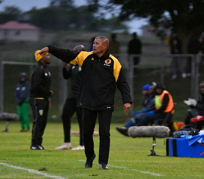 Cavin Johnson interim coach of Kaizer Chiefs during the DStv Premiership2023/24 match between Golden Arrows and Kaizer Chiefs at Mpumalanga Stadium in Hammarsdale