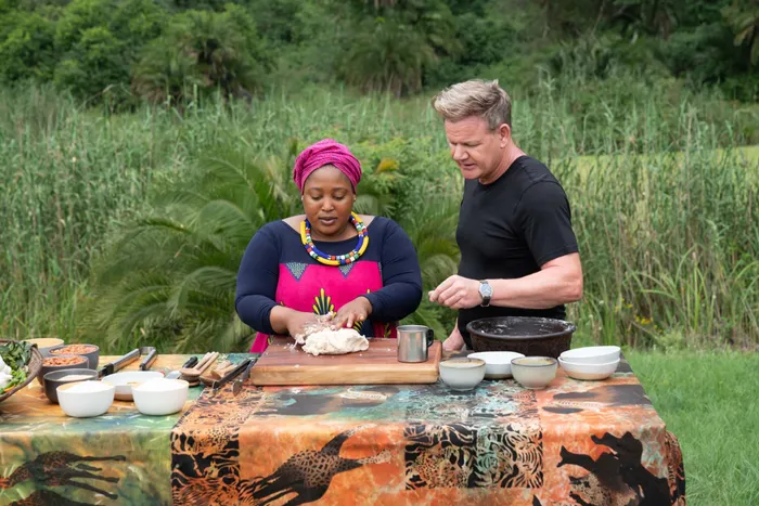 Zola Nene teaches Gordon Ramsay the art of Zulu cooking in KZN