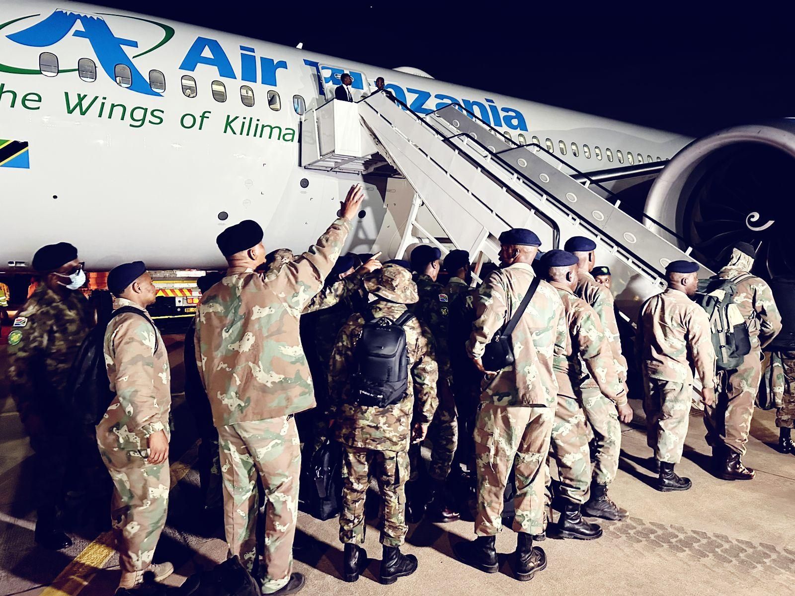 SANDF troops to land in Bloemfontein as South Africa ramps up withdrawal ...