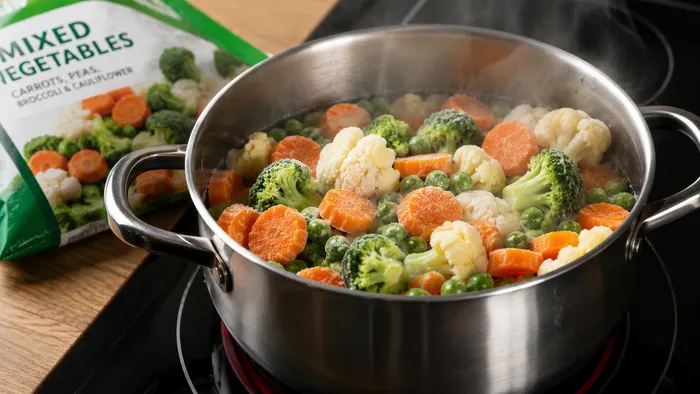 The import tariff on frozen mixed veggies stays the same, at 10%.