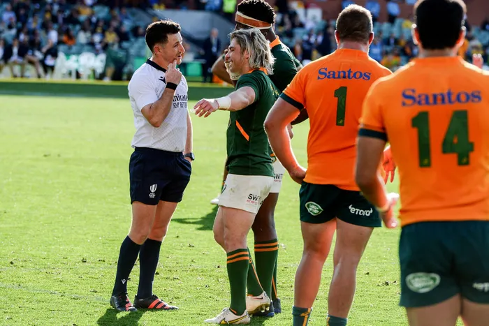 Don’t blame the ref ... Springboks couldn’t land KO when Wallabies were ...