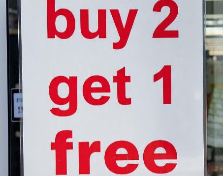 One item. One discount. One fair deal