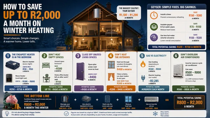 Simple wats to save on electricity and gas as winter bites.
