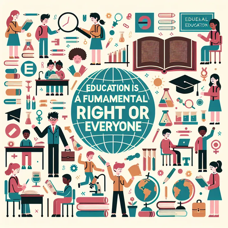 Education is a fundamental right for everyone – whether men or women