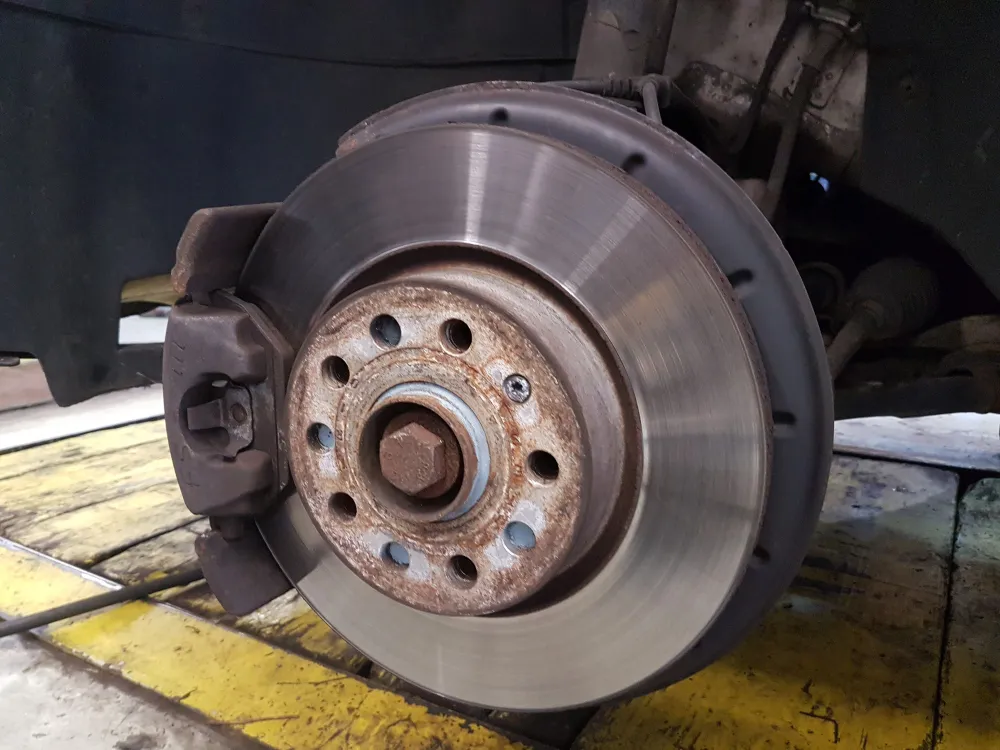 Your car’s brakes can accumulate rust if not maintained properly