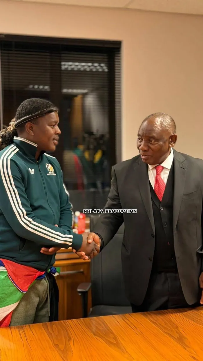 President Cyril Ramaphosa met with two of the country's most prominent anti-immigration activists, Nkosikhona Ndabandaba and Ngizwe Mchunu