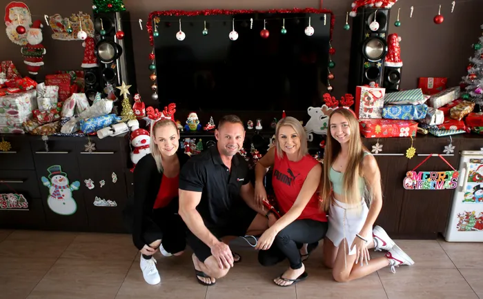 Megan, Ivan, Talita and Tiffany Pienaar. Picture: Brendan Magaar/African News Agency (ANA)