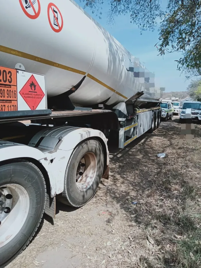 Four men have been taken in for questioning after a heavy truck was hijacked in Mpumalanga and 32,000 litres of diesel was stolen before the truck was abandoned. Picture: SAPS
