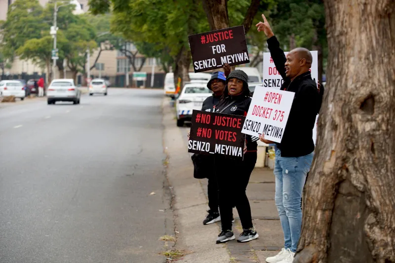 Protesters call on Ramaphosa for justice in the Senzo Meyiwa murder case