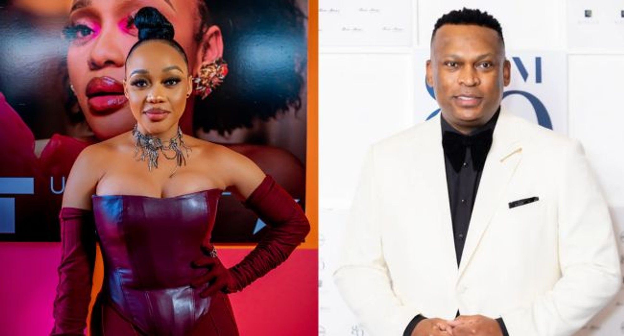 Tweeps react to Thando Thabethe and Robert Marawa dating rumours: 'Didn't  see this one coming'