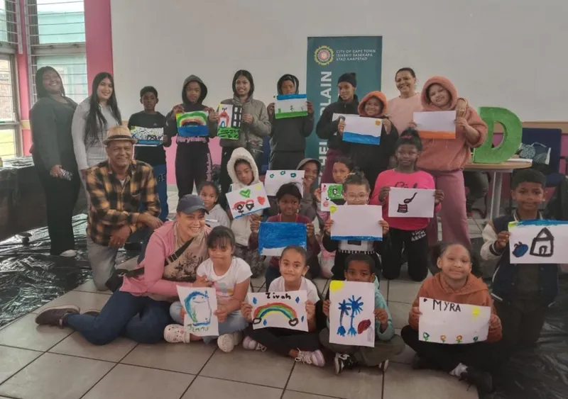 Art therapy and awareness at Mark Jeneker Foundation programme