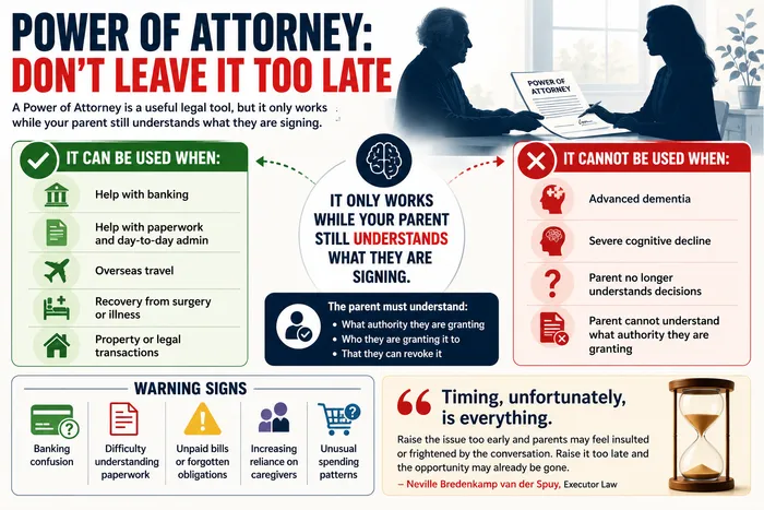 A Power of Attorney isn't never-ending.