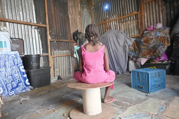 A 13-year-old boy and his 10-year-old sister have been left orphaned after their mother, a 46-year-old woman from Covid-19 informal settlement near Mfuleni. Picture: Ayanda Ndamane/African News Agency (ANA)