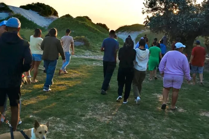ALMAL SOEK SAAM: Family members and volunteers continued searching for Slade on Wednesday.