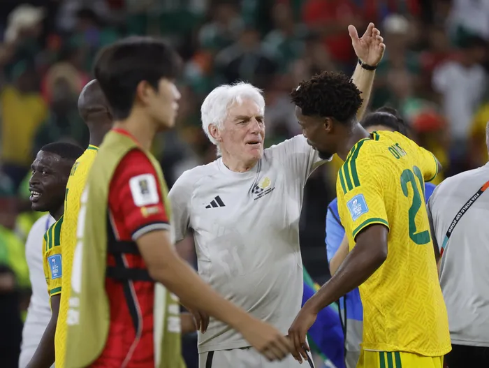 Bafana Bafana coach Hugo Broos couldn't hide his elation after the team qualified for the Fifa World Cup knockouts.