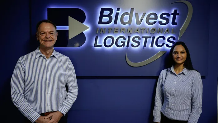 JD Van Der Merwe, Head of Talent, and Shamona Chinnappa, National Training & Compliance Manager; Bidvest International Logistics.