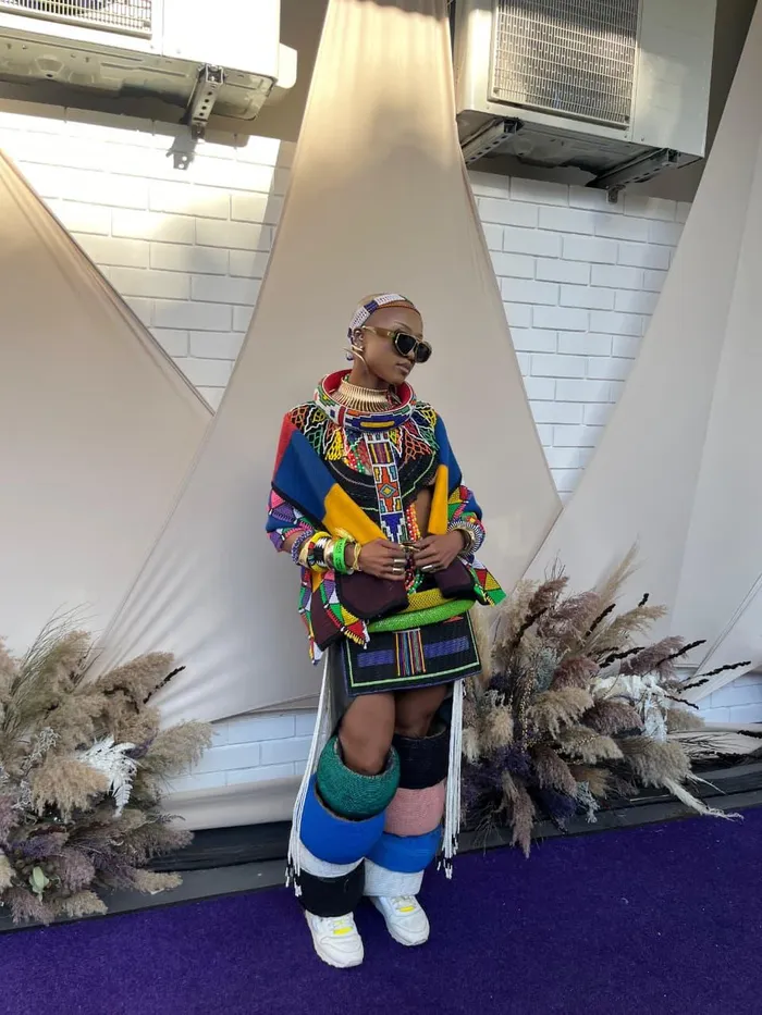 Media personality and rapper Nomuzi "Moozlie" Mabena at the Hollywoodbets Durban July 2026.