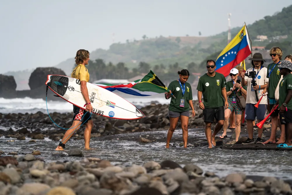 LOOK: SA surfers in dominant form at ISA Junior World Surf Championships