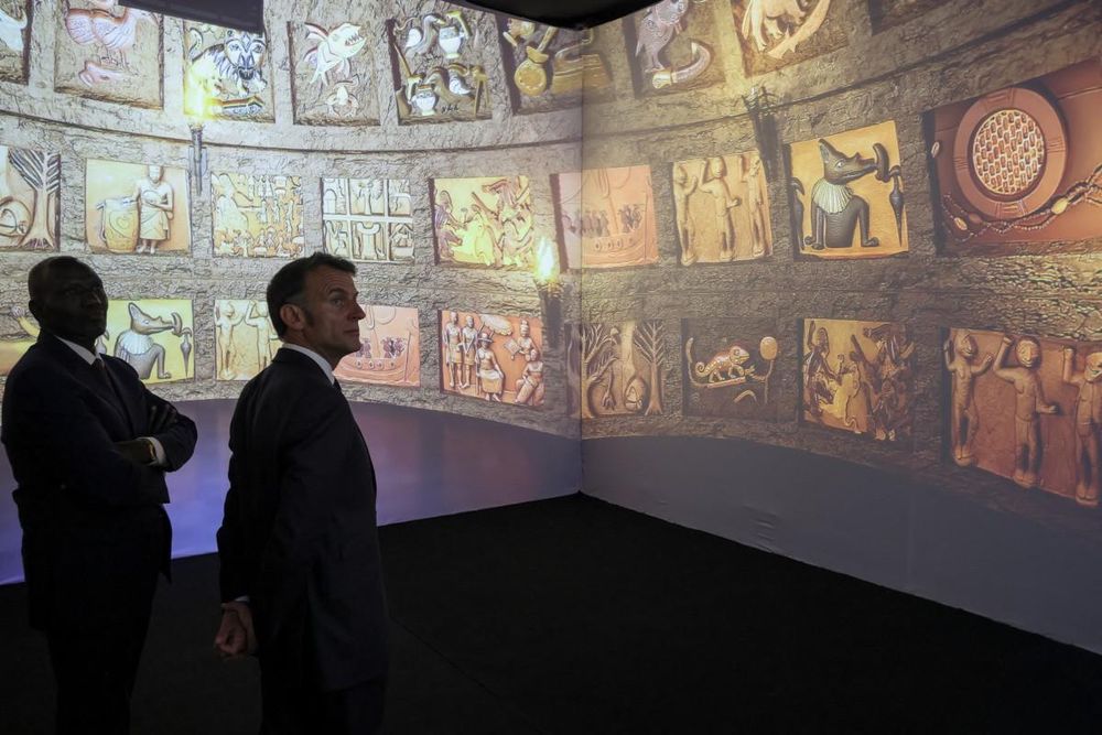 Emmanuel Macron says return of looted African art is ‘unstoppable’