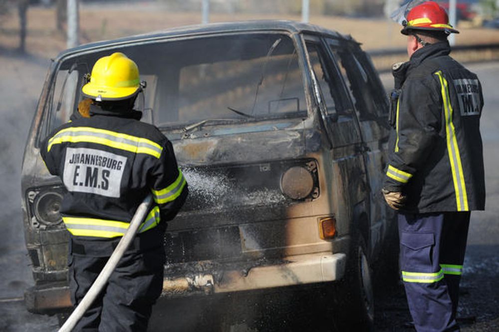 Horror Midrand crash: Five dead after taxi overturns and catches fire - IOL