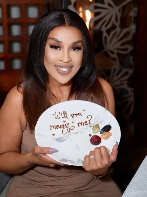 Nonku Williams confirms engagement to Lungani Rammaledi