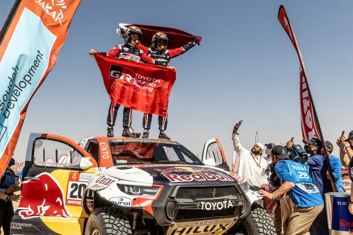 A South African built GR DKR Hilux T1+ won the inaugural World Rally-Raid Championship.