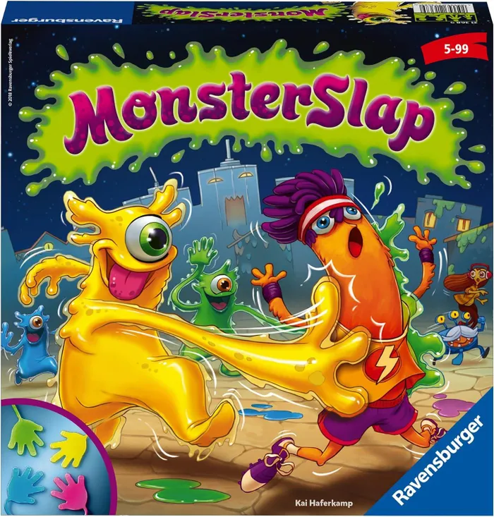Oh no! The cheeky slime monsters have escaped! They are exploring Monster City
with their sticky, slimy hands and you need to catch them.