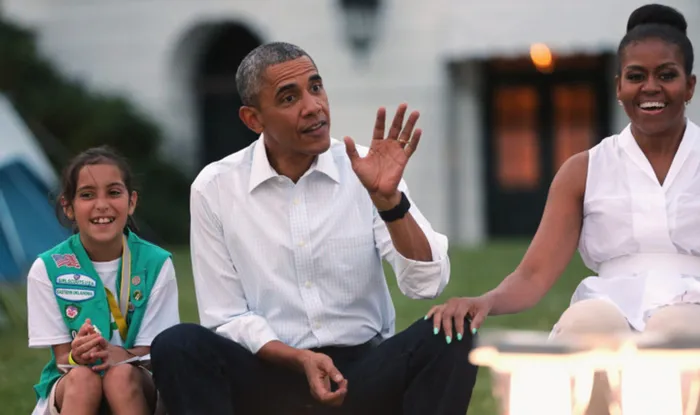 After finishing eight years at the White House as the first black president and First Lady, the Obamas moved into a palatial mansion in Washington DC’s exclusive Kalorama neighbourhood. Picture: EPA/ Chip Somodevilla/ Pool