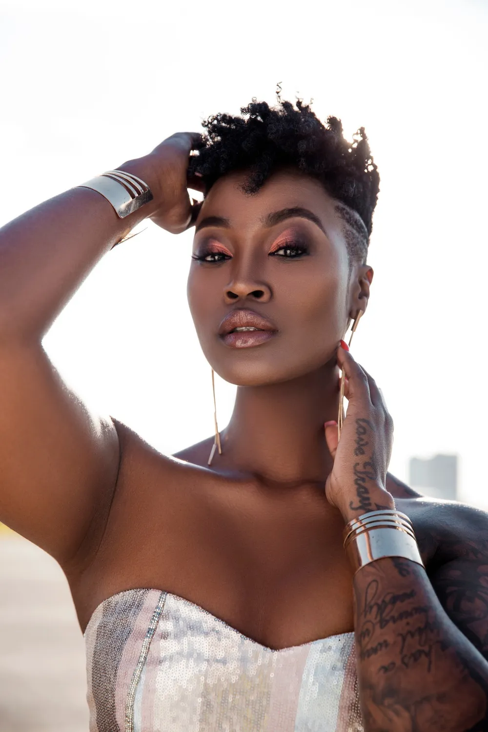 DJ, television presenter and businesswoman Lamiez Holworthy.