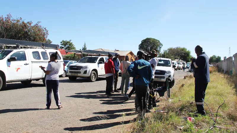 Unemployed residents demand Transnet jobs