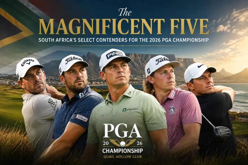 The Magnificent Five: South Africa’s select contenders for the 2026 PGA Championship