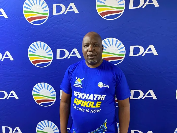 The Democratic Alliance in eThekwini municipality challenges Mayor Cyril Xaba's proposed tariff reductions for the 2026/27 financial year. In Picture: DA caucus leader Thabani Mthethwa.