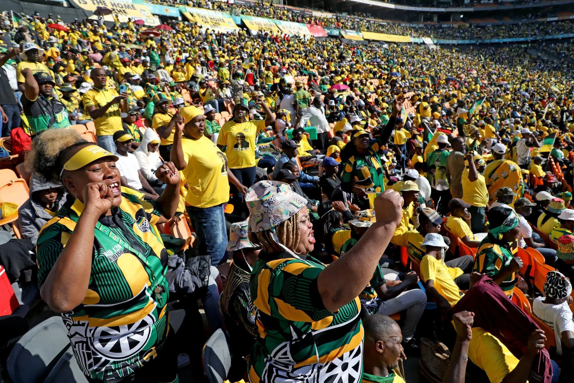 ANC rally at FNB stadium filled with 'bought supporters' - Vimarsana News
