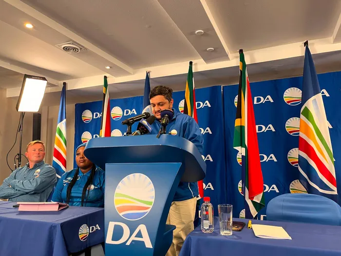 DA Campaign Manager and Chairperson of the DA Federal Council, Ashor Sarupen.