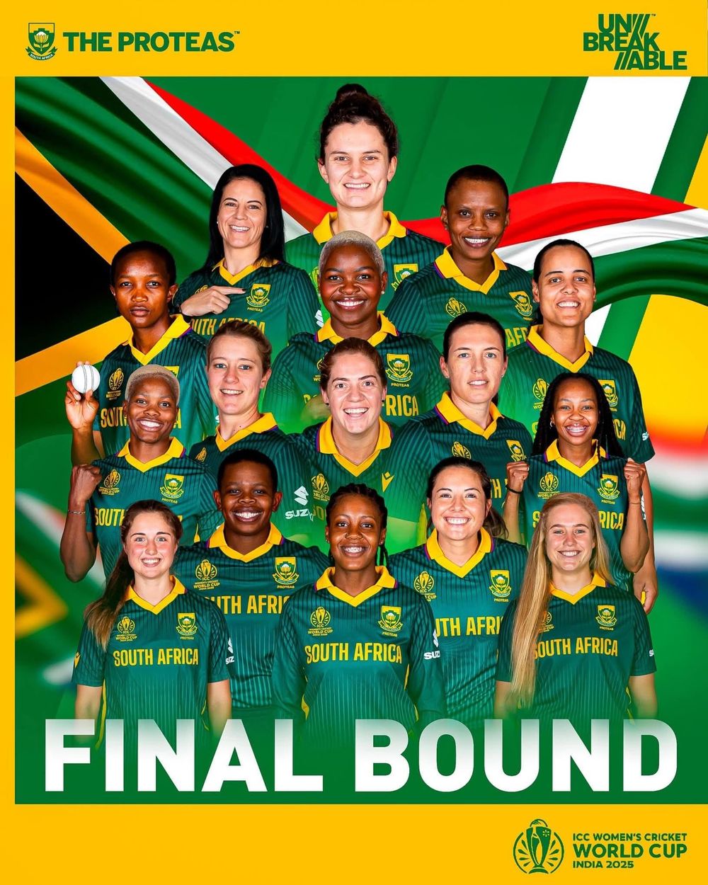 Proteas Women make history by reaching ICC World Cup final