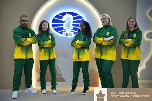 Madiba shirts and green-gold kit win awards for South Africa at Chess Olympiad
