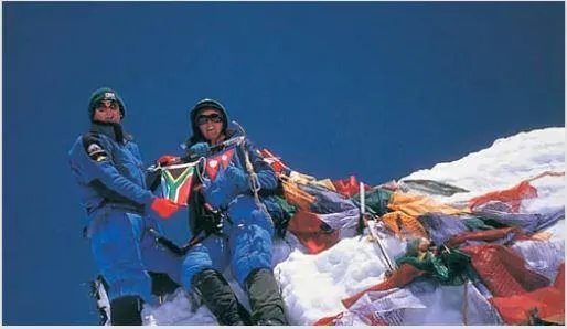 Ian Woodall and Cathy O’Dowd became the first South Africans to stand on the summit of Mount Everest, the world's tallest mountain.