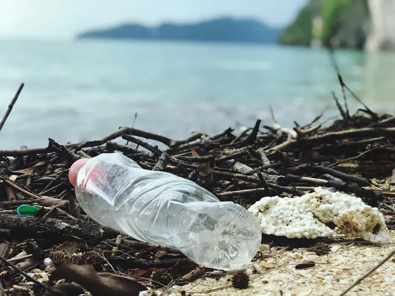 How plastic bottles are washing up on one of the world's most remote islands
