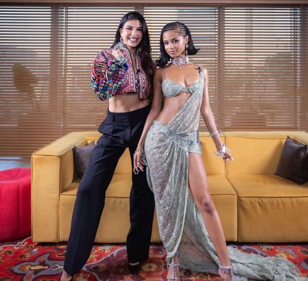 Tyla stuns in a sari ahead of concert in India