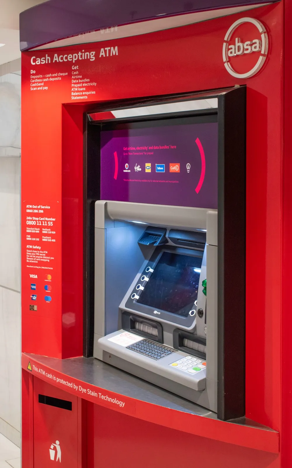 An Absa ATM