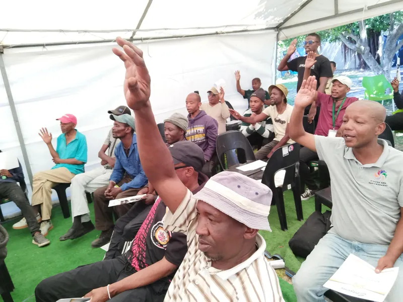 Men in Nyanga pledge to combat gender-based violence and redefine masculinity