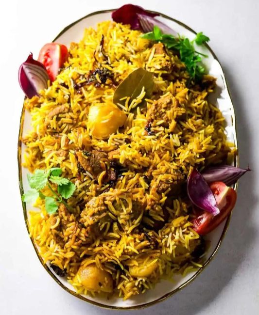 Savour the rich flavours of Lamb Breyani