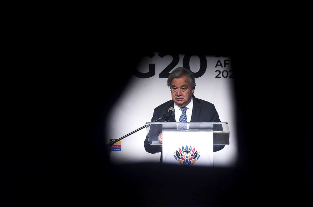 Guterres calls for urgent G20 action on global inequalities and support for developing nations